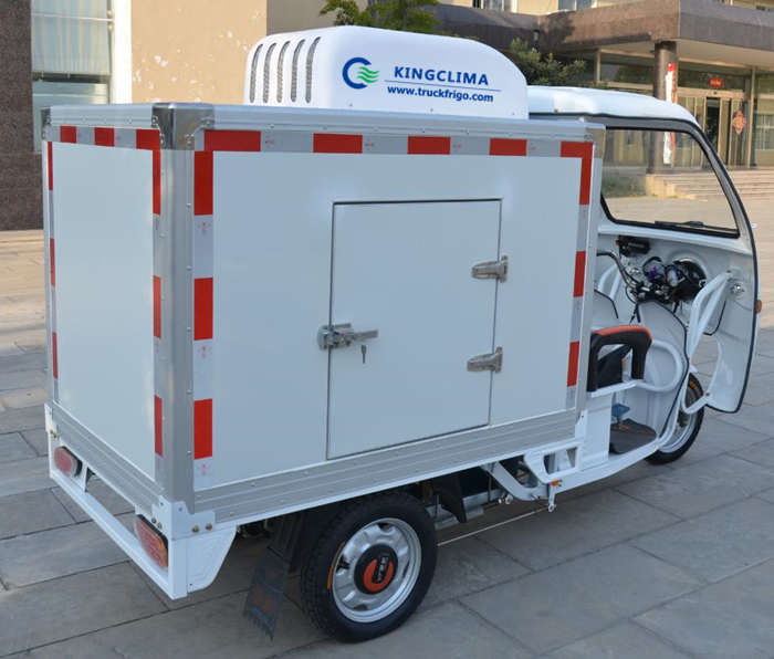 KingClima electric refrigerated tricycle